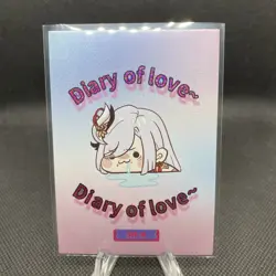 Noelle Genshin Impact SSR-10 Goddess Story Diary of Love Waifu Trading Card - Image 2