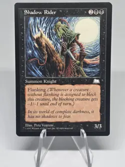 Magic The Gathering TCG Shadow Rider Weatherlight Regular MTG Vintage - Image 1