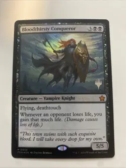 Bloodthirsty Conqueror Foil Promo - Image 1