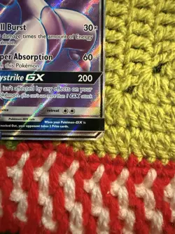 Mewtwo GX 72/73 Shining Legends Ultra Rare Full Art Holo Pokemon Card - Image 4