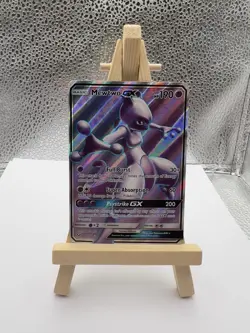 Mewtwo GX 72/73 Shining Legends Ultra Rare Full Art Holo Pokemon Card - Image 1