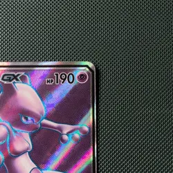 Mewtwo GX 72/73 Shining Legends Ultra Rare Full Art Holo Pokemon Card - Image 3