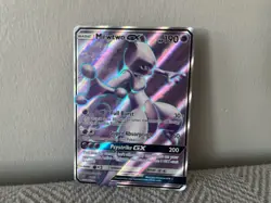 Mewtwo GX 72/73 Shining Legends Ultra Rare Full Art Holo Pokemon Card - Image 1