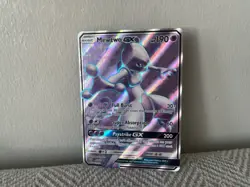 Mewtwo GX 72/73 Shining Legends Ultra Rare Full Art Holo Pokemon Card - Image 2