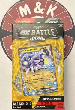 Pokemon TCG Miraidon ex Battle Deck 60 Card Ready-to-Play Theme Deck Sealed - Image 2