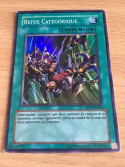 Carte Yu-Gi-Oh! DP04-FR024 Refus Categorique (Super Rare) - Image 1