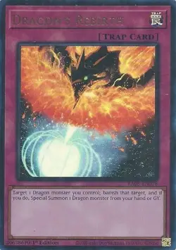 (3x) Dragon's Rebirth - RA05-EN078 - NM - Ultra Rare - 1st ed - Yugioh - Image 1