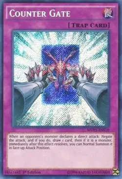 Counter Gate - MVP1-ENS10 - NM/VLP - Secret Rare - 1st ed - Yugioh - Image 1