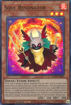 1X NM Soul Resonator - SDCK-EN001 - Ultra Rare 1st Edition - Yugioh - Image 1