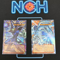 Yugioh Dark Magician Blue-Eyes White Dragon UR Over Frame LOCH-JP001 LOCR-JP001 - Image 1