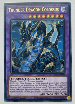Thunder Dragon Colossus - Ultra Rare 1st Edition RA03-EN036 YuGiOh Card - Image 1