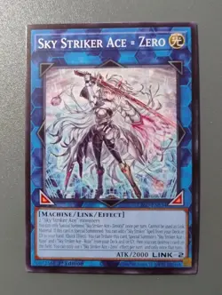 Near Mint Yugioh Sky Striker Ace = Zero - L26D-ENS34 - 1st Common - Image 1