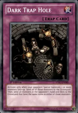 Dark Trap Hole - 1st Edition STBL-EN080 - LP - YuGiOh - Image 1