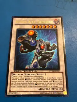 YUGIOH Duel Terminal Ultra Rare Genex Ally Triforce DT04-EN089 - Image 1