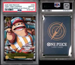 2025 ONE PIECE OFFLINE REGIONALS SEASON 2 FINALIST #089 TONY TONY CHOPPER PSA 10 - Image 3