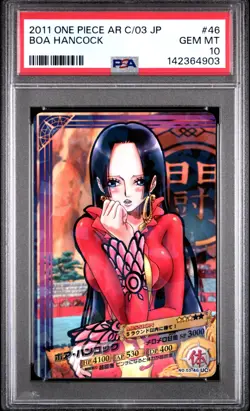 PSA10 2011 CARDDASS ONE PIECE JAPANESE AR CARDDASS 03 #46 BOA HANCOCK - Image 1