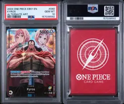 PSA 10 Kyros EB01-040 Alternate Art Foil One Piece CCG EN 2024 - Image 3