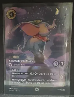 Disney Lorcana: Fabled - Dumbo Ninth Wonder Of The Universe - Enchanted 228/204 - Image 1