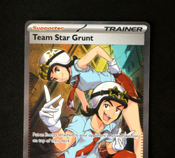 Pokemon Card - Team Star Grunt 242/198 - Scarlet & Violet Base Ultra Rare - NM ⭐ - Image 2