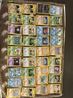 Pokemon WOTC Card Vintage Lot Bulk Common Uncommon Set Neo Genesis Discovery - Image 1