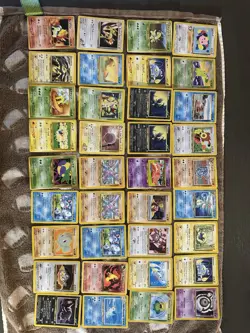Pokemon WOTC Card Vintage Lot Bulk Common Uncommon Set Neo Genesis Discovery - Image 3