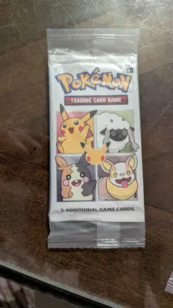 1 PACK POKEMON TRADING CARD GENERAL MILLS CEREAL 25TH ANNIVERSARY 3 GAME CARD/PK - Image 4