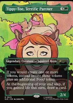 Tippy-Toe, Terrific Partner Secret Lair Marvel Super Heroes Foil Playtest Card - Image 1