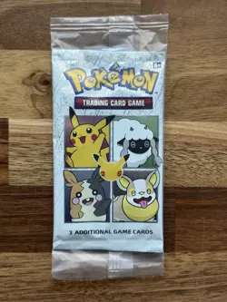 Pokemon 25th Anniversary General Mills Cereal 3 Card Pack PIKACHU FACTORY SEALED - Image 1
