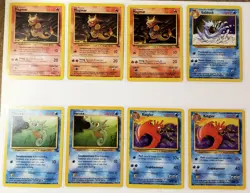 Nintendo Pokemon TCG Fossil Set 42-Card Lot English 1999 - Image 5