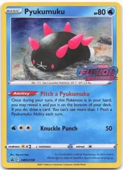 SWSH: Sword & Shield Promo Cards #SWSH169 Pyukumuku - Image 1