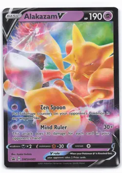 SWSH: Sword & Shield Promo Cards #SWSH083 Alakazam V - Image 1