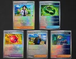 Prismatic Evolutions Poke Ball Pattern Lot Pokemon TCG 5 Cards - Image 1
