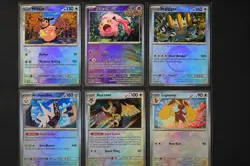 Prismatic Evolutions Poke Ball Pattern Lot Pokemon TCG 6 Cards - Image 1