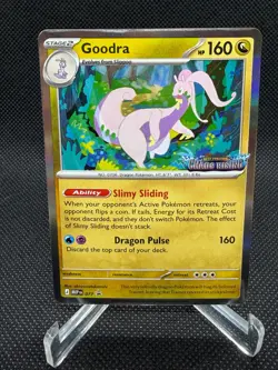 Goodra #077 MEP077 Mega Evolution Promo Stamped Holo Pokemon Card NM/LP - Image 1