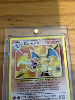 Charizard 120 HP Rare Base Set Pokemon TCG Card 4/102 2022 English - Image 3