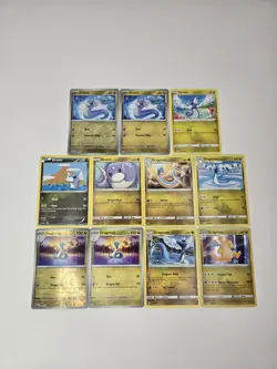 Pokemon Card Lot Of 11 Various Dratini Dragonair Dragonite Reverse Holo Rare - Image 3