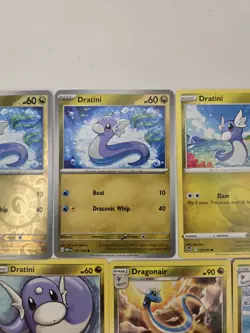 Pokemon Card Lot Of 11 Various Dratini Dragonair Dragonite Reverse Holo Rare - Image 5