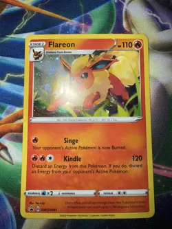 Pokemon Card Flareon SWSH041 SWSH: Sword & Shield Promo Cards Holo LP - Image 1