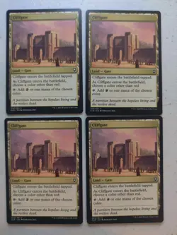 Cliffgate x 4 Commander Legends: Battle for Baldur's Gate Regular MTG - Image 1