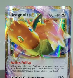 Dragonite EX 72/108 HOLO XY Evolutions Extended Art Holo Pokemon Card LP/NM - Image 4