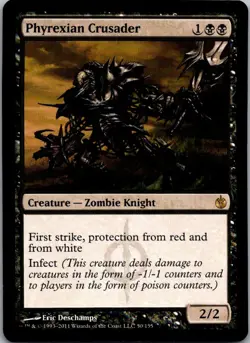 Phyrexian Crusader R Mirrodin Besieged 50 LP - Image 1