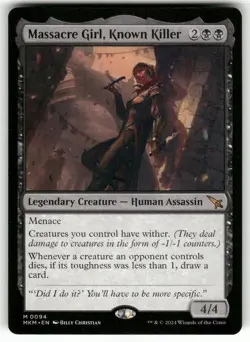 Massacre Girl, Known Killer #94 (NM) Murders Karlov Manor MKM Magic MTG - Image 1