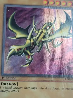 Curse of Dragon LOB-066 Super Rare 1st Edition YU-GI-OH - Damaged - Image 2