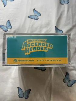Pokemon Center Mega Evolution: Ascended Heroes TCG Elite Trainer Box in case - Image 2