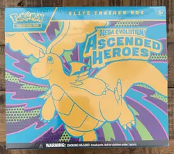Pokemon TCG Elite Trainer Box Mega Evolution Ascended Heroes 9 Packs 2025 EN - Image 1