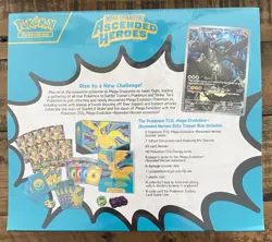 Pokemon TCG Elite Trainer Box Mega Evolution Ascended Heroes 9 Packs 2025 EN - Image 5