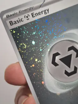 Metal Basic Energy HOLO Pokemon 151 Card~4 SWIRL~NM - Image 2