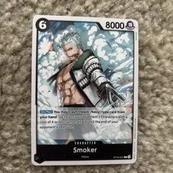 One Piece Card Game Smoker Navy Character Card ST19-001 ER 06 - Image 1