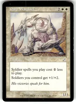Daru Warchief Scourge Regular MTG HP/MP Heavy Play - Image 1