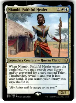 Niambi, Faithful Healer Dominaria Regular MTG - Image 1